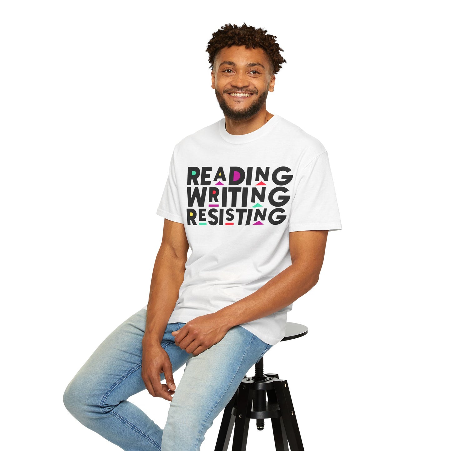 Reading, Writing, Resisting T-Shirt (Martin Sitcom Themed)