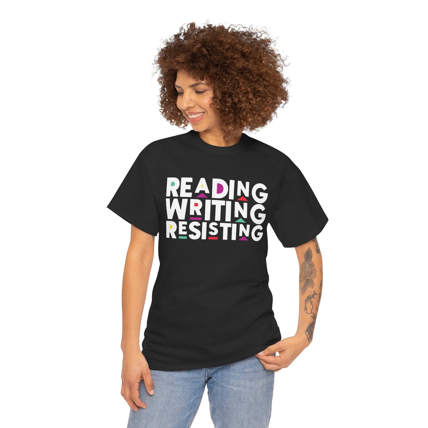 Reading, Writing, Resisting T-Shirt (Martin Sitcom Themed)