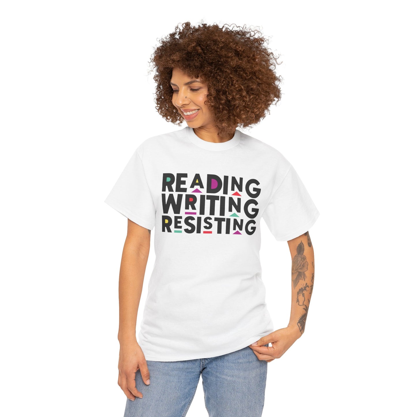 Reading, Writing, Resisting T-Shirt (Martin Sitcom Themed)