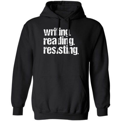 Writing, Reading, Resisting Distressed Unisex Hoodie